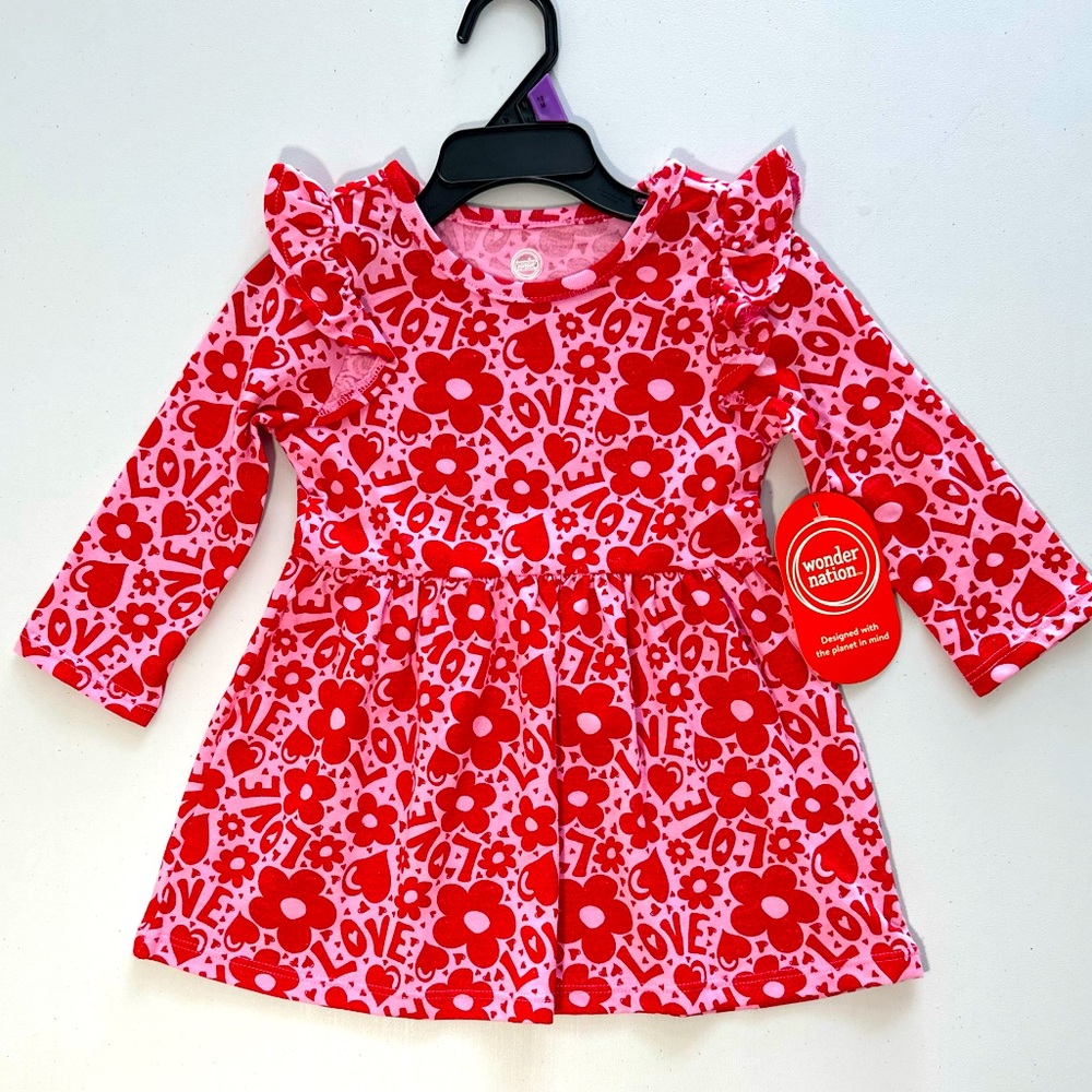 Girls Valentine dress